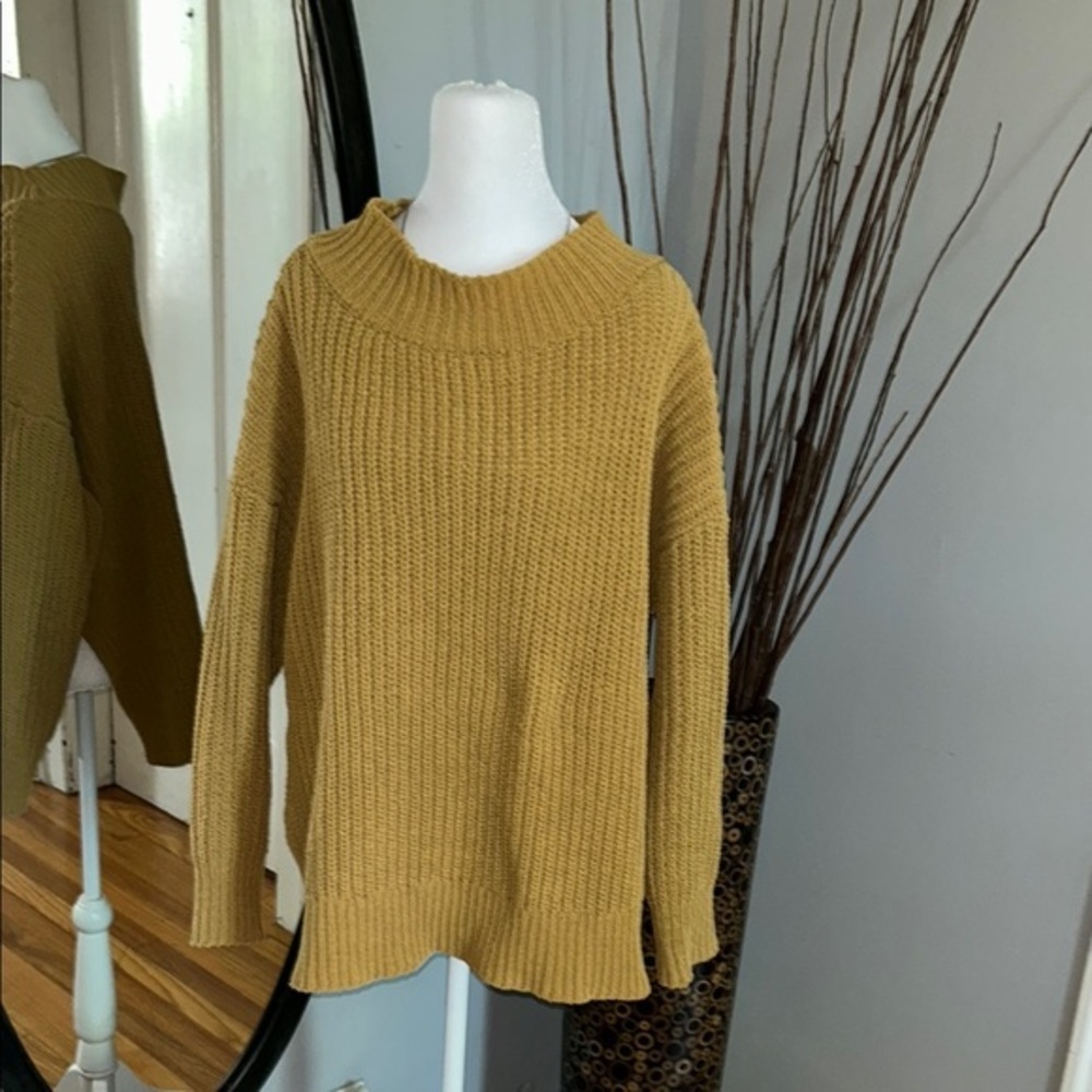 Aerie Cozy Mustard Sweater